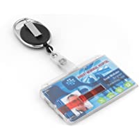 BE-HOLD - Funda para tarjeta de identificación con cordón- 2 tarjetas de capacidad- ofrece una protección segura para…